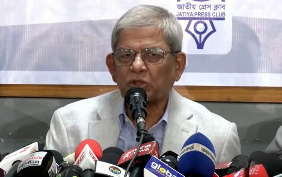 সংবাদপত্রের স্বাধীনতা রক্ষায় সরকার কাজ করছে: মির্জা ফখরুল